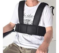 CHALKSEA Ceinture De Sécurité pour Fauteuil Roulant, Réglable Sangle De Harnais pour Fauteuil Roulant avec Boucle, 360° Protection Ceinture De Fauteuil Roulant pour Prendre Soin des Patients,Noir