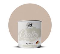 Chalky Peinture à la craie pour meubles 750 ml/1,05 kg (nude) Finition mate Peinture à la craie pour l'intérieur et l'extérieur Pour un look shabby chic, vintage, style maison de campagne