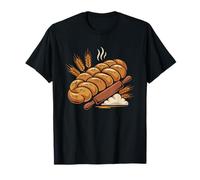 Challah Tressée Pain De Shabbat Boulangère T-Shirt
