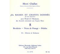 CHALLAN H. - 380 BASSES ET CHANTS DONNEES VOL. 8