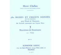 CHALLAN H. - 380 BASSES ET CHANTS DONNES VOL.5A (ACCORDS DE LA 9EME DOMINANTE) - TEXTES