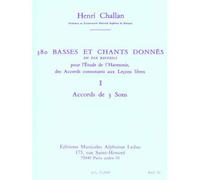 CHALLAN H. - 380 BASSES ET CHANTS DONNES VOL.9A TEXTES