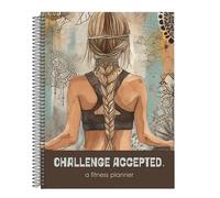 Challenge Accepted Planificateur De Fitness, 90 Jours Journal D'exercice Et D'alimentation, Suivis Entraînements Repas Planificateur Fitness, Suivis Quotidien Bien-être D'exercice Journal Entraînement