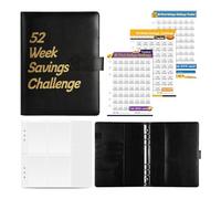 Challenge de 52 semaines, 52 semaines, classeur de défi d'argent avec enveloppes, Organiseur de Budget, planificateur de Budget, Organiseur
