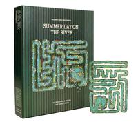 Challenge de Puzzle à Bordure Entière - Été au Bord de la Rivière, Coffret de 501 Pièces, Œuvre d'art Thématique Rivière, Puzzle de Haute Difficulté, Jeu Idéal pour Un Moment en Famille