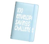 Challenge d'Économies avec Enveloppes Planificateur De Budget Et Du Défi | Planificateur Budgétaire Planificateur de Défi Enveloppe et Budgétaire pour École Adultes Femmes