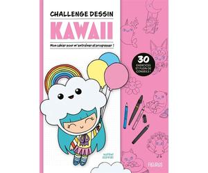 Challenge dessin - Kawaii - Mayumi Jezewski - Fleurus - cartonné - Document jeunesse