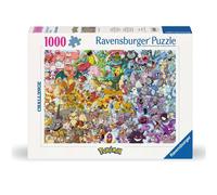 Challenge puzzle pokémon 1000 pièces blanc TU