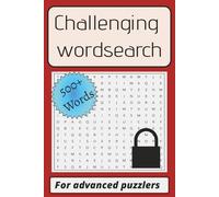 Challenging Wordsearch: Word searches with Easy to Read Print about Archaic English , Chemicals , Psychology, and more ┃Book6x9 inches, 110 pages┃50+ ... Grandparents, school, Mom, Dad and kids