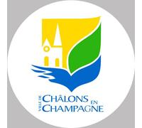 Châlons-En-Champagne (5x5cm) - Sticker/Autocollant
