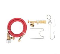 Chalumeau à gaz propane professionnel avec tuyau de 1,5 m pour plomberie, soudure, soudage, outil de chauffage de travail en métal avec contrôle de flamme réglable, compatible avec MAPP MAP Pro Gas