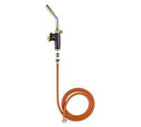 Chalumeau à gaz Tuyau 2m Connexion directe sur Bouteille Gaz Flamme Réglable Piezo KEMPER