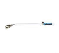 Chalumeau à pour gaz 76cm Acier pour Désherbage Thermique et Barbecue - Flamme Réglable avec Adaptateur Propane pour Jardin(50 (double opening))