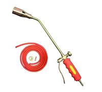 Chalumeau à propane, brûleur de mauvaises herbes, kit de brûleur de mauvaises herbes, chalumeau au propane, lance-flamme pour mauvaises herbes, jardin, bois, glace, neige (buse de diamètre 30 mm, tube