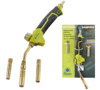 Chalumeau à souder au gaz, soudage fort, GPL, jeu de 3 buses, 1,4 - 2,1 kW