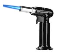 Chalumeau Aideepen, brûleur à gaz rechargeable avec verrouillage de sécurité et flamme réglable, brûleur à crème brûlée pour cuisine, pâtisserie, camping, grillades (butane non inclus)