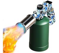 Chalumeau au propane pour la cuisson - Pistolet de cuisine à haute chaleur avec allumage en un clic, sortie de chaleur réglable et poignée antidérapante, pistolet de chalumeau au propane pour crème