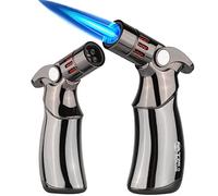 Chalumeau chalumeau au butane, flamme réglable pour briquets, verrou de sécurité pour la cuisson de la crème brûlée, les desserts et la cuisson Briquet au butane