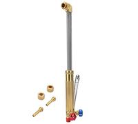 Chalumeau de coupe à oxygène et acétylène en acier inoxydable avec poignée à pression équilibrée et tuyau de soufflage de gaz de 50 cm pour les opérations industrielles de coupe