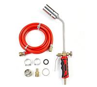 Chalumeau de couvreur brûleur mauvaises herbes au propane soufflage double | Torche à gaz Propane for plomberie, brûleur en fer plaqué laiton, torche cuisson for cheminées charbon bois
