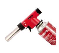 Chalumeau de cuisine au butane, chalumeau de chef professionnel avec buse à 360°, briquet coupe-vent réglable pour pâtisserie, barbecue, puddings à la crème