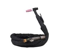 Chalumeau de Soudage Tig WP 26 Tig pour Soudure Pro Câble Flexible Tissu Protecteur Tête Compacte Accès Étroittes Écrou Laiton Fiable Convient aux Ateliers Construction Métal Entretien, 5 Mètres
