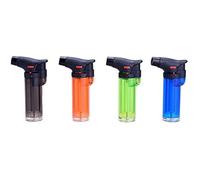 Chalumeau pour crème brûlée - MARQUE - Noir - Antidérapant - Flamme jet bleue - Réservoir rechargeable