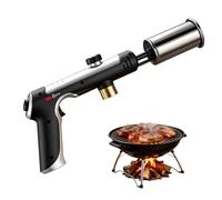 Chalumeau Propane Haute Température jusqu’à 3272°F, Flamme Réglable avec Verrou de Sécurité, pour BBQ, Cuisine, Allumage du Charbon et Bricolage, 1 Pack