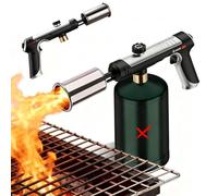 Chalumeau Propane Jusqu’à 3272°F (1800°C), Flamme Réglable Avec Verrou De Sécurité, Chalumeau Puissant Pour BBQ, Cuisine, Saisie De Steak Et Bricolage