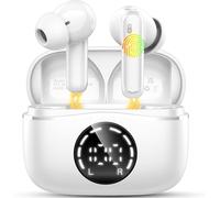 chalvh Ecouteurs Bluetooth sans Fil, Écouteurs Bluetooth 5.4, Oreillette sans Fil avec Microphones HD, 48H Durée Lecture Casque ENC Réduction de Brui, Casque HiFi Son Stéréo, Contrôle Tactile