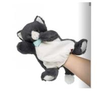 Les Amis Chat CHAMALLOW Doudou MARIONNETTE 25CM Gris