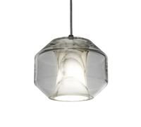 Chamber Light Suspension Petit Carrara Marble/Cristal