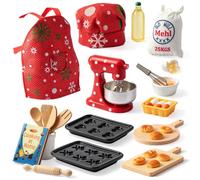 CHAMBERY Accessoires de cuisine pour maison de poupée miniature de Noël