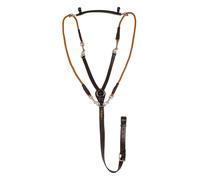 Chambon pour cheval rond en cuir Acavallo Italian Marron Full