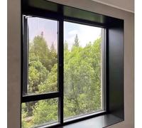 Chambranle en aluminium Cache-cadre de porte en aluminium sur mesure, encadrement métallique sans perçage pour fenêtres/portes, pour cuisine/cellier/toilettes(20x30in/50x76cm)