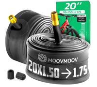 Chambre à air 20 pouces - Pour pneus de 20x1.50 à 20x1.75 - ETRTO 37-406 à 50-406 - Valve Schrader 40 mm - Lot de 2