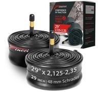 Chambre a Air 29 x 2.1 x2.20 x 2.35 Pouces VTT - Paire Chambres à air 29 Pouces de Valve Schrader 48mm pour Route VTT bici