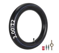 Chambre à Air 3.00-12 80/100-12 avec Valve TR4 Droite pour SSR XR CRF 50 70 KLX110 CR60R 125cc 90cc DRZ110 65SX QG-214 RFZ JR80 RM50 PW80 Hors Route, Chambre à Air pour Moto Tout-Terrain