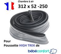 Chambre à air 312x52-250 pour poussette HIGH TREK de Bébé confort 312 x 52 - 250