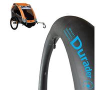 Chambre à air arrière pour remorque vélo Burley D'Lite - 2 enfants - Orange