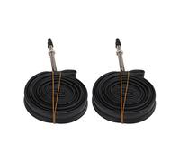 Chambre à air de vélo, 2 pièces en Caoutchouc butyle 700x23C Valve française intérieure Chambre à air en Caoutchouc butyle Accessoire de vélo pour vélo de Route (700X23C FA Bouche 48)