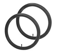 Chambre à Air de Vélo, Chambre à Air avec Valve Schrader 2 Pièces en Caoutchouc Noir Petite Roue Chambre à Air de Vélo Pliant pour Vélos de Route, Vélos, Vélos de Montagne
