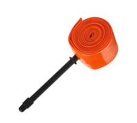 Chambre à Air de Vélo Route 700cc TPU Orange, Légère et Compacte | Tube Intérieur Portable, Absorption des Chocs, Buse 65mm, pour Cyclistes Professionnels et Amateurs