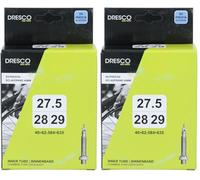 Chambre à air Dresco 27.5/28/29 (40/62-584-635) Valve Presta 40mm (Lot de 2)
