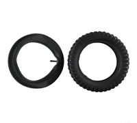 Chambre à air droite pour 47cc pour mini moto droite | Convient pour les mini motos tout-terrain, modèles MX350, MX400, buse de valve droite, matériau en caoutchouc noir