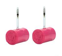 Chambre à air en TPU pour VTT 66 cm 27,5 pouces, 58 g ultra légère pour pneus de 26 x 1,95-2,6, valve rose Fv45 mm avec buse de conversion (2 x 26 x 1,95-2,6)