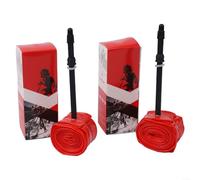 Chambre à air en TPU ultra légère pour vélo de route 700 x 23 32C avec valve Presta 45/65/85 mm, joint de buse renforcé et taille compacte pliable (valve de 85 mm)