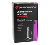 CHAMBRE A AIR HUTCHINSON STANDARD 650X28 à 42 Presta 48mm - 3248382052638 -