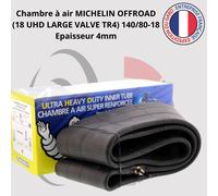 Chambre à air Michelin 140/80-18 moto cross enduro arriere ultra renforcée 4 mm