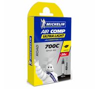 Michelin chambre a air route a1 aircomp ultralight 700x18 23 presta 60mm